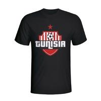 Tunisia Country Logo T-shirt (black) - Kids