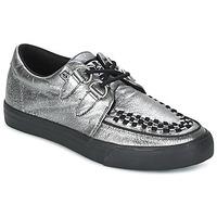 tuk creepers sneakers womens casual shoes in silver