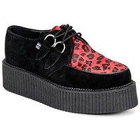 tuk mondo hi sole creeper womens casual shoes in black