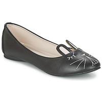 tuk character flat womens shoes pumps ballerinas in black