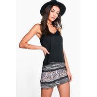 Turia Printed Flippy Shorts - multi