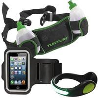 tunturi running hydration belt armband and shoe clip light