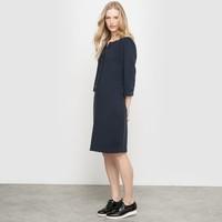 Tunic Dress with Tie Fastening Neck