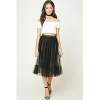 Tulle Midi Skirt