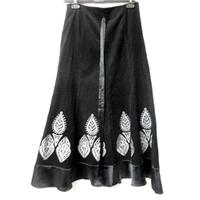 tu size 8 black long skirt