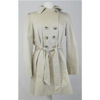 Tu - Size 14 - Beige - Double Breasted 3/4 Length Trench Coat