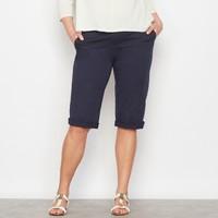 Turn-Up Cotton Bermuda Shorts