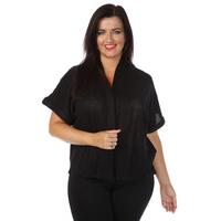 Turn Up Sleeves & Lapel Open Front Cardigan