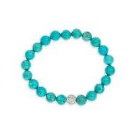 turquoise and crystal bracelet