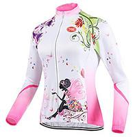 TVSSS Cycling Jersey Women\'s Long Sleeve Bike Tops Front Zipper Wearable Breathable Ultra Light Fabric LYCRA Terylene CoolmaxBritish