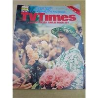 tv and radio times editions celebrating the queens 60th birthday and s ...