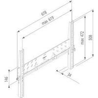 tv wall mount 81 3 cm 32 106 7 cm 42 rigid vogels pfw 5305