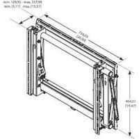 tv wall mount 94 0 cm 37 165 1 cm 65 rigid vogels pfw 6870