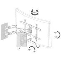 tv corner mounted brackets 94 0 cm 37 177 8 cm 70 swivellingtiltable s ...