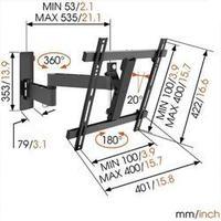 tv wall mount 81 3 cm 32 139 7 cm 55 swivellingtiltable vogels wall 22 ...