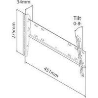 tv wall mount 81 3 cm 32 139 7 cm 55 tiltable mount massive mfm 80