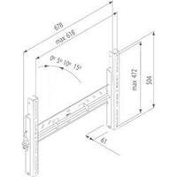 tv wall mount 81 3 cm 32 106 7 cm 42 tiltable vogels pfw 5310