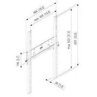 tv wall mount 94 0 cm 37 127 0 cm 50 rigid vogels pfw 5015