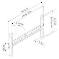 tv wall mount 94 0 cm 37 127 0 cm 50 tiltable vogels pfw 5010