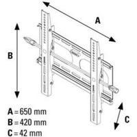 tv wall mount 94 0 cm 37 139 7 cm 55 tiltable hama motion