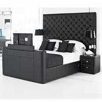 TV Beds Co Encore 6FT Superking Leather TV Bed