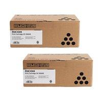 twin pack ricoh 406990 black original high capacity toner cartridge