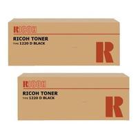 twin pack ricoh 888087 original black toner cartridge