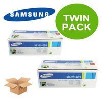 TWINPACK: Samsung ML-2010D3 Original Black Toner Cartridge