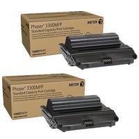 TWIN PACK :Xerox 106R01411 Original Standard Capacity Black Toner Cartridge