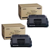 twin pack xerox 106r01414 original black laser toner cartridge