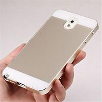 Two-in-one KX Brand Metal Frame Acrylic Mirror Backplane Metal Hard Case for Samsung Galaxy Note 3