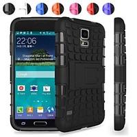 Two-in-One Tire Grain Design PC and Silicone Case with Stand for Samsung Galaxy S5 I9600