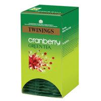 Twinings Cranberry Green Tea F08046 Pk20
