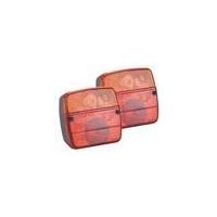 Two chamber tail lights, 3 functions, set of 2