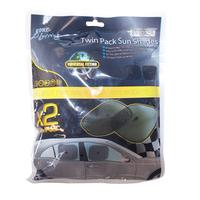 twin pack of car sun shades