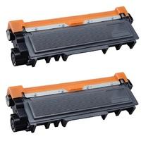 TWIN PACK: Brother TN2320 Black Remanufactured High Capacity Toner Cartridge