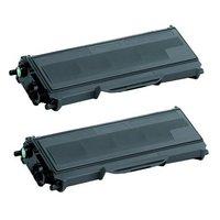 twinpack brother tn2120 remanufactured black high capacity toner cartr ...