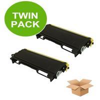 TWINPACK: Brother TN2000 Black Remanufactured Laser Toner Cartridges