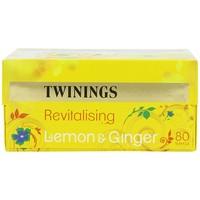 twinings lemon ginger tea 80bag
