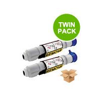 twinpack brother tn200 remanufactured black laser toner