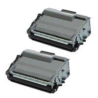 TWINPACK: Brother TN3512 Black Remanufactured Extra High Capacity Toner Cartridges