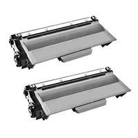 twinpack brother tn3380 black remanufactured high capacity toner cartr ...