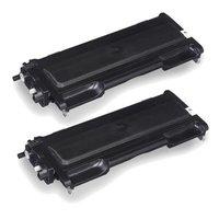 twin pack brother tn2005 remanufactured black laser toner cartridge