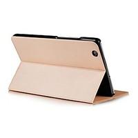 Two Fold Pattern Solid Color PU Leather Case with Sleep for 8.4 Inch Huawei Media Pad M3