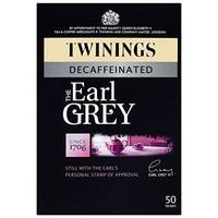 twinings earl grey decaffeinated 50 bags x 4