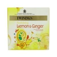 Twinings Lemon & Ginger Tea 80bag (1 x 80bag)