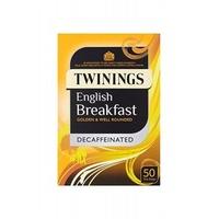 twinings traditional english decaffeinated 50 bags x 4