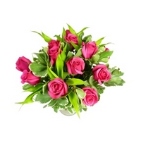 Two Dozen Deluxe Pink Roses