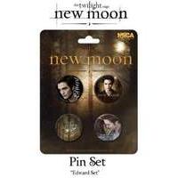 Twilight Saga New Moon Pin Set 4 Piece Edward