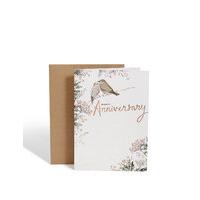 two birds anniversary card